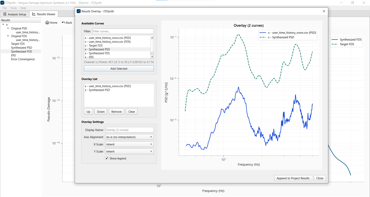 FDSynth results overlay tool